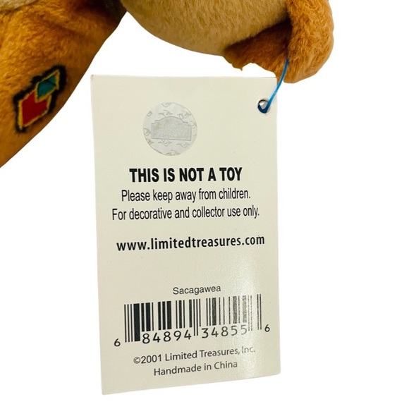 Limited Treasures Coin Bear 2001 Golden Dollar Coin 2000 D Sacajawea & Pomp - Picture 12 of 12